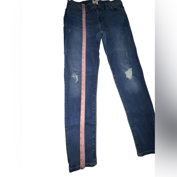 Hudson Jeans Relaxed Fit Distressed Blue Denim Size 30 - Picture 4 of 6